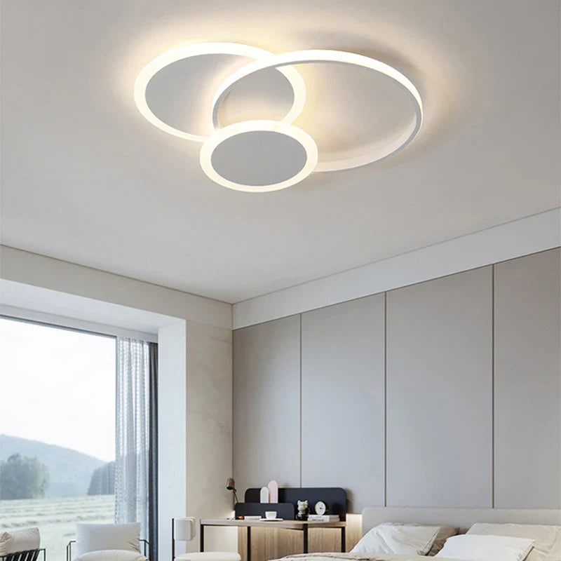 Axya LED Ceiling Chandelier: Modern Lighting Fixture for Home Decor in Living Room, Bedroom, Kitchen.