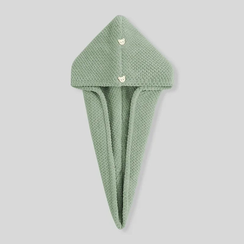 Axyaa Care Cap Hair Towel Wrap for Women, Super Absorbent Microfiber Hair Wraps