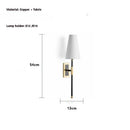 Axyaa Retro Cloth LED Wall Lamp for Bedroom Corridor Living Room