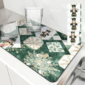 Axyaa Christmas Nutcracker Drying Mat for Kitchen and Bathroom