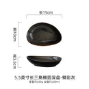 Axyaa Ceramic Sushi Dim Sum Plate Set
