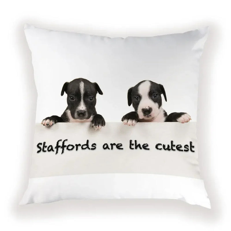 Cute Dog Cat Pillow Cover 45X45CM for Home Decor - Axyaa Brand