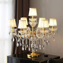 Axyaa Crystal Floor Lamp: Modern Luxury LED Fixture for Bedroom, Living Room & Villa Art