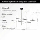 Axyaa Minimalist Villa Living Room LED Chandelier Staircase Lamp