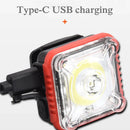 Axya COB+LED Headlamp Cap Clip Portable Rechargeable Work Light