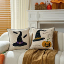 Axyaa Halloween Pumpkin Funny Pillowcase Cojines Polyester Decoration Sofa Pillow Cover
