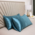 Axyaa Silky Satin Pillowcase - Solid Color, Queen/King Comfortable Pillow Cover