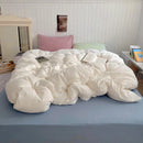 Axyaa Four Season Bedding Set, Washed Cotton, Duvet Cover, Pillowcase, Top Sheet