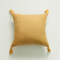 Yellow Linen Sofa Pillow Cover by Axyaa - Super Soft Decorative Throw Pillow Home Decor