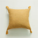 Yellow Linen Sofa Pillow Cover by Axyaa - Super Soft Decorative Throw Pillow Home Decor