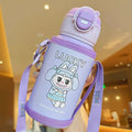 Axyaa Kids Thermos Insulated Cup with Sleeve - Portable Stainless Thermal Bottle