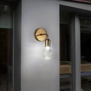 Axyaa Glass Wall Lamp: Modern Nordic Style Bedroom Living Room Kitchen LED Light