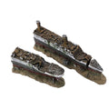 Axyaa Titanic Shipwreck Resin Aquarium Ornament 38cm.