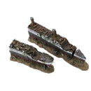 Axyaa Titanic Shipwreck Resin Aquarium Ornament 38cm.