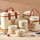 Axyaa Stainless Steel Thermal Lunch Box: Insulated, Leak Proof, Microwave Safe, Portable Bento Box
