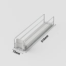 Axyaa Beverage Spring Pusher Organizer for Fridge, Automatic Drink Dispenser Shelf