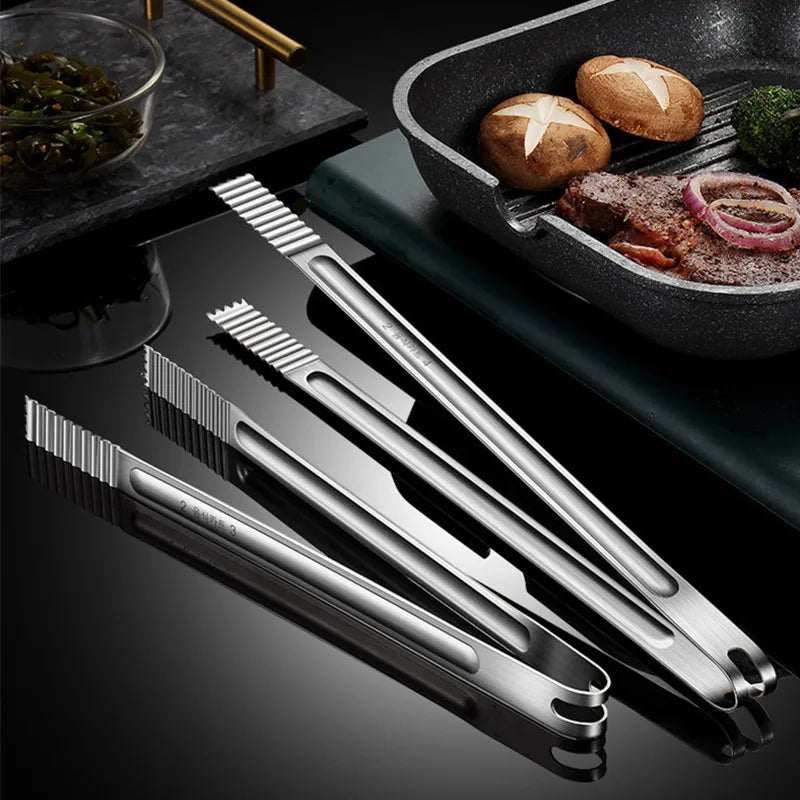 Axyaa Stainless Steel Food Tongs: Buffet & Barbecue Essential for Cooking & Serving