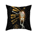 Axyaa Halloween Demon Pumpkin Throw Pillow Cover 45X45CM