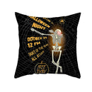 Axyaa Halloween Demon Pumpkin Throw Pillow Cover 45X45CM