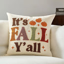 Axyaa Halloween Maple Pumpkin Thanksgiving Cushion Cover Set