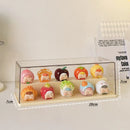 Axyaa Acrylic Dolls Display Box for Small Action Figures and LEGO Storage