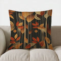 Axyaa Modern Floral Geometric Pattern Pillow Cover for Sofa, Bedroom, Car
