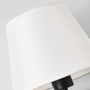 Axyaa Nordic Retro LED Wall Lamp, Classic Fabric Light for Bedroom, Living Room, Corridor