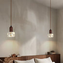 Axyaa Terrazzo Wood LED Pendant Light for stylish décor in any space.