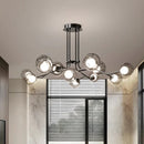 Axyaa LED Staircase Chandeliers for Living Room Indoor Lighting