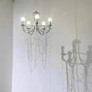 Axyaa Chrome Metal Designer Pendant Light for Living Room, Dining Room, Bedroom