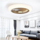 Axyaa Invisible Silent Bedroom Fan Lamp, Remote Control Ceiling Light