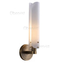 Axyaa LED Wall Sconce Copper Gold White Minimalist Art Deco Wall Light