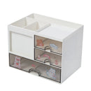 Axyaa Desktop Organizer Pen Holder Stationery Drawer Storage Student Box