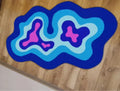 Axyaa Plush Modern Carpet for Living Room Bedroom Decor - Anti-slip Thicken Fluffy Rug