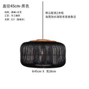 Axyaa Handmade Rattan Pendant Lamp LED Chandelier for Home Decor