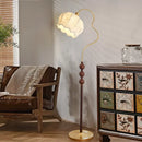 Axyaa Retro LED Floor Lamp Contemporary Art Decor for Living Room & Bedroom