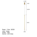 Axyaa Slim Pendant Lights: Bedroom & Living Room Hanging Lamp, Bedside Suspension