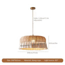 Axyaa Hemp Rope Ceiling Chandelier Twine Pendant Lights Living Room Decor
