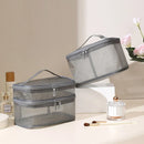 Axyaa Double-Layer Large-Capacity Cosmetic Travel Bag