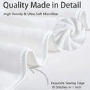 Axyaa Cotton Towel Set: Hand & Bath Towel Embroidered, White, Gift for Men/Women