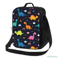 Axyaa Dino Insulated Lunch Bag - Portable Thermal Bento Tote for Kids, Boys, Girls