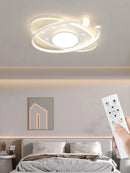 Axyaa Modern Minimalist Ceiling Light, Creamy Style, 2025 Eye-Care Bedroom Lamp