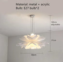 Axyaa White Butterfly LED Chandelier for Dreamy Living Room & Bedroom