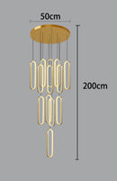 Axyaa Modern Living Room Chandeliers LED Ceiling Lamp Hanging Lights