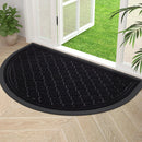 Axyaa Heavy Duty Indoor Half Moon Door Mat - Absorbent and Washable