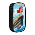 Axyaa Little Mermaid Pencil Case - Big Capacity Pen Holder Bag for School Supplies