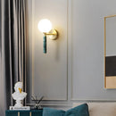 Axyaa Marble Round Ball Wall Light LED G9 5W Nordic Minimalist Restaurant Bar Counter Lamp