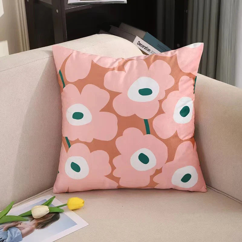 Axyaa Velvet Sofa Pillow Case Soft Fluffy Cushion Cover Modern Simple Style