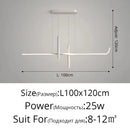 Axyaa Modern Minimalist LED Pendant Light for Home Decor and Indoor Lighting