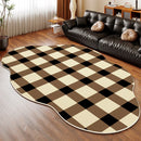 Axyaa Irregular Geometric Square Carpet for Living Room and Bedroom